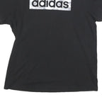 ADIDAS Womens Black Graphic T-Shirt M Short Sleeve Crew Neck Casual Sport