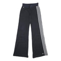 ADIDAS Womens Joggers Black & White Regular Flared UK 10 W24 L33