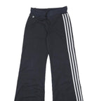 ADIDAS Womens Joggers Black & White Regular Flared UK 10 W24 L33