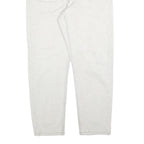 CARHARTT Mens Jeans White Relaxed Straight Denim W36 L30 Workwear Durable Zip