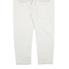 CARHARTT Mens Jeans White Relaxed Straight Denim W36 L30 Workwear Durable Zip