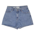 MNG Womens Shorts Blue Denim Casual S W30 Summer Outfit