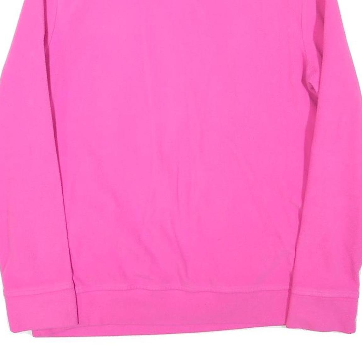 REEBOK Womens Pink Pullover Plain Crew Neck Regular Fit M Sportswear Jumper