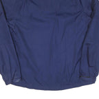 STARTER Mens Blue Polyester Blend Track Jacket L Zip Athletic Casual Sport