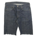 LEVI'S Mens Denim Blue Cut-Off Shorts M W33 Classic Fit Casual