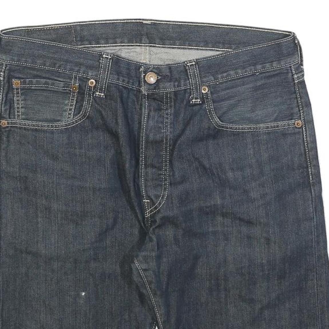 LEVI'S Mens Denim Blue Cut-Off Shorts M W33 Classic Fit Casual