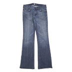 7 FOR ALL MANKIND Womens Jeans Blue Slim Flared Denim Medium W28 L32 Stylish