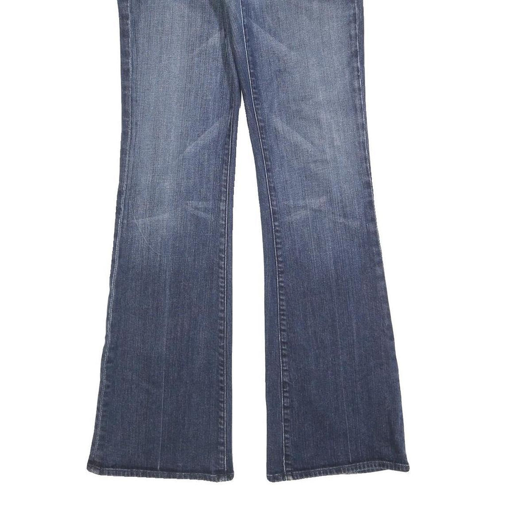 7 FOR ALL MANKIND Womens Jeans Blue Slim Flared Denim Medium W28 L32 Stylish