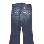 7 FOR ALL MANKIND Womens Jeans Blue Slim Flared Denim Medium W28 L32 Stylish