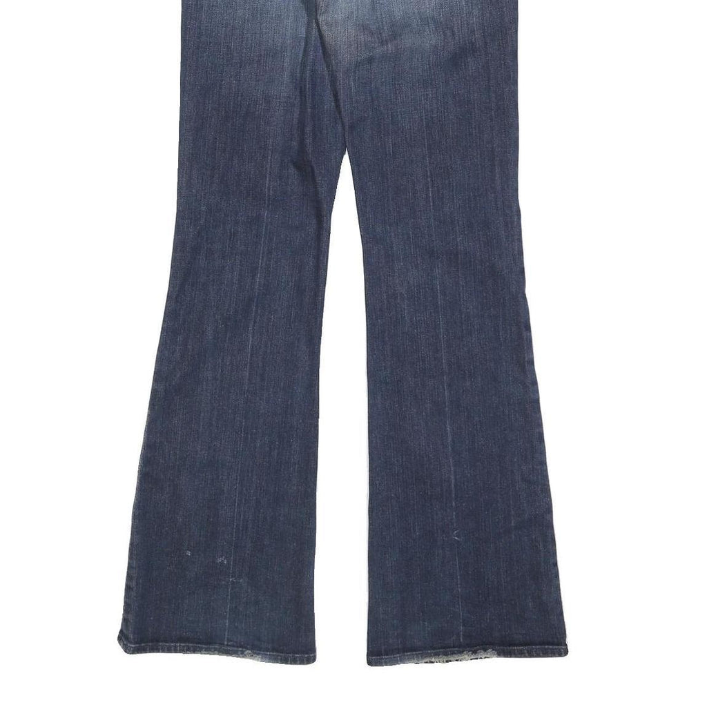 7 FOR ALL MANKIND Womens Jeans Blue Slim Flared Denim Medium W28 L32 Stylish