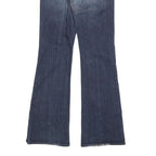 7 FOR ALL MANKIND Womens Jeans Blue Slim Flared Denim Medium W28 L32 Stylish