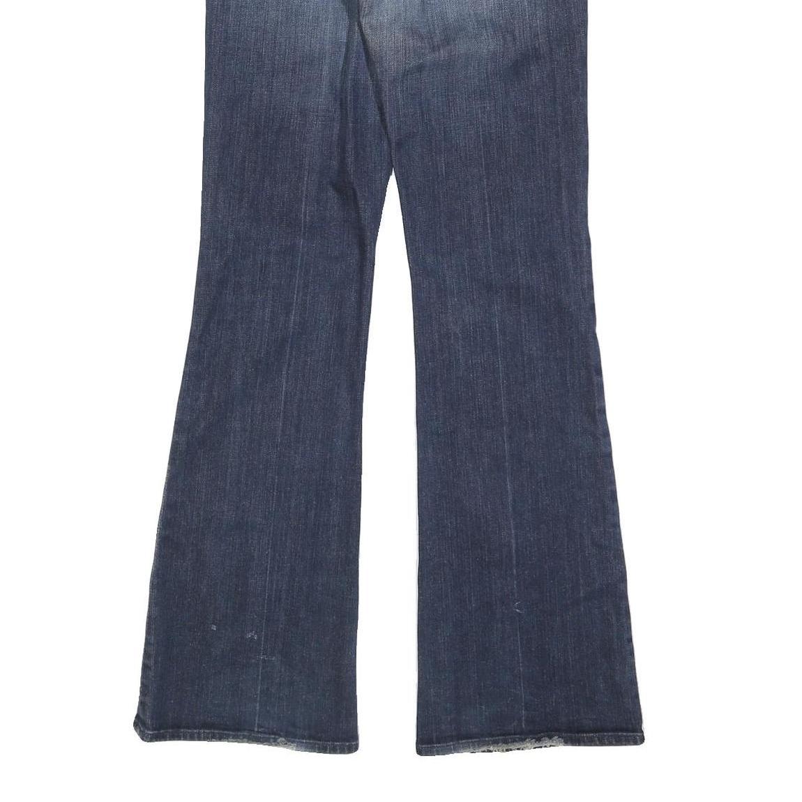 7 FOR ALL MANKIND Womens Jeans Blue Slim Flared Denim Medium W28 L32 Stylish