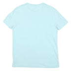 POLO RALPH LAUREN Womens Light Blue & Yellow Pocket T-Shirt S Short Sleeve Crew