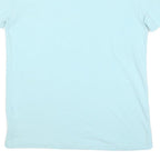 POLO RALPH LAUREN Womens Light Blue & Yellow Pocket T-Shirt S Short Sleeve Crew