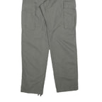 H&M Mens Cotton Blend Grey Regular Cargo Trousers W29 L29 Workwear Style