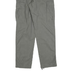H&M Mens Cotton Blend Grey Regular Cargo Trousers W29 L29 Workwear Style