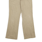 DOCKERS Mens Cotton Beige Classic Fit Straight Leg Trousers W32 L32 Casual Smart