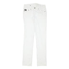 G-STAR Womens White Slim Skinny Denim Jeans Cotton Blend W29 L33 Clean Style