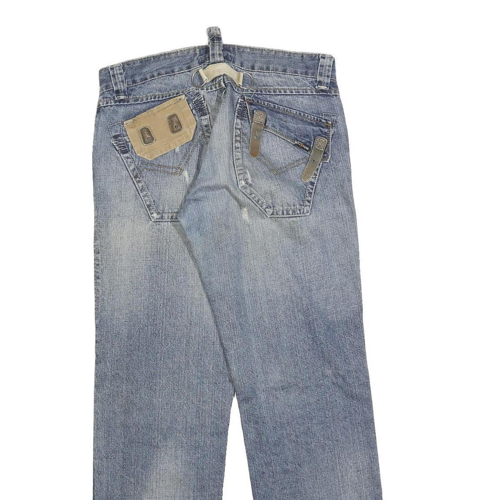 ENERGIE Mens Regular Fit Blue Denim Jeans W32 L32 Casual Zip Cotton Blend