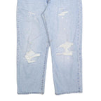 LEVI'S 501 BIG E Womens Jeans Blue Regular Straight Denim Light W34 L27