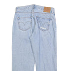 LEVI'S 501 BIG E Womens Jeans Blue Regular Straight Denim Light W34 L27