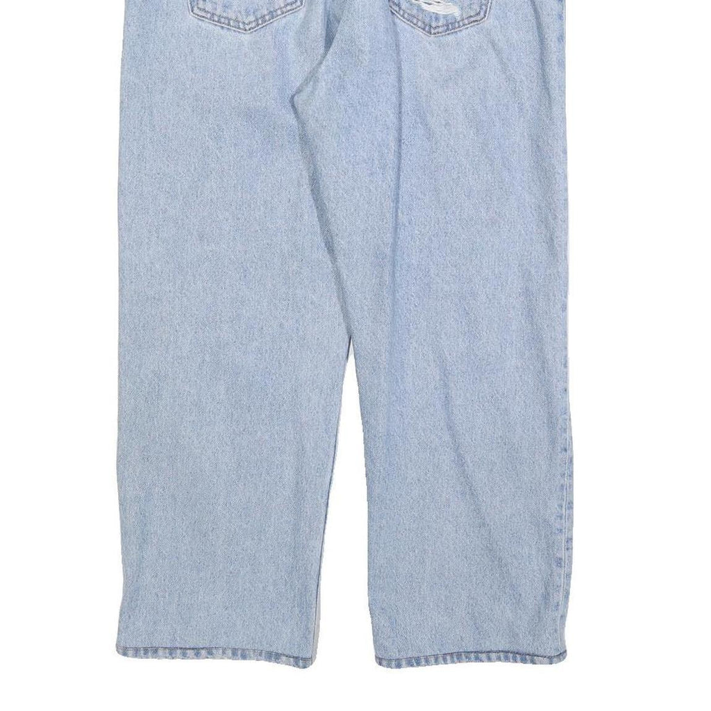 LEVI'S 501 BIG E Womens Jeans Blue Regular Straight Denim Light W34 L27