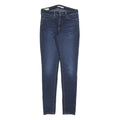 LEVI'S 711 Womens Jeans Blue Slim Skinny Denim Medium W29 L32 Stretch Zip