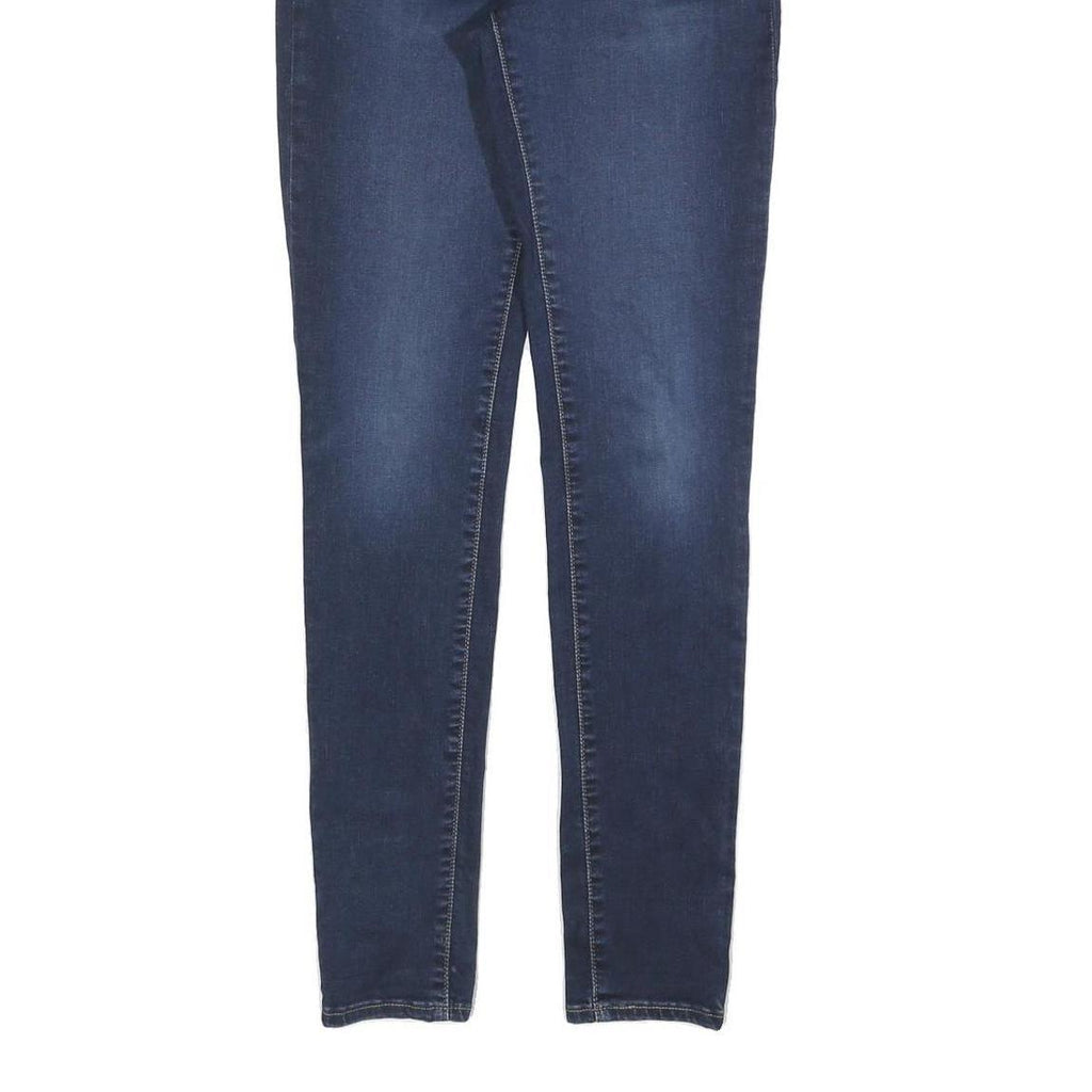 LEVI'S 711 Womens Jeans Blue Slim Skinny Denim Medium W29 L32 Stretch Zip