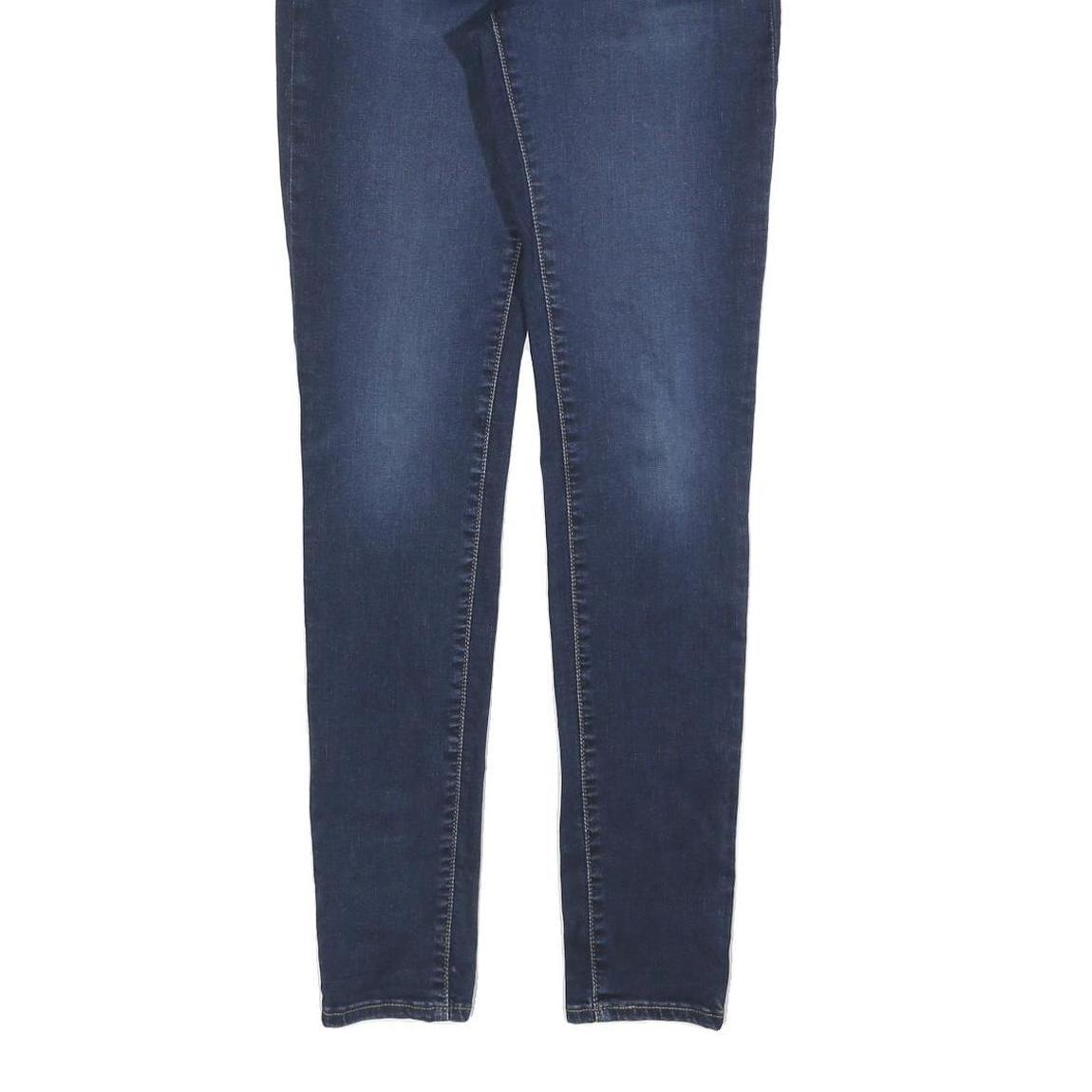 LEVI'S 711 Womens Jeans Blue Slim Skinny Denim Medium W29 L32 Stretch Zip