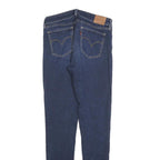 LEVI'S 711 Womens Jeans Blue Slim Skinny Denim Medium W29 L32 Stretch Zip