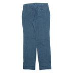 LACOSTE Womens Jeans Blue Regular Straight 90s W32 L34