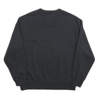 LEVI'S Womens Black S Cotton Crew Neck Pullover Sweatshirt Logo Print