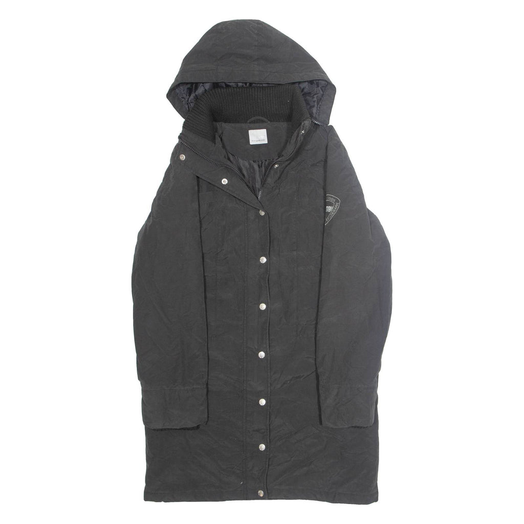 KANGAROOS Womens Jacket Black Hooded M