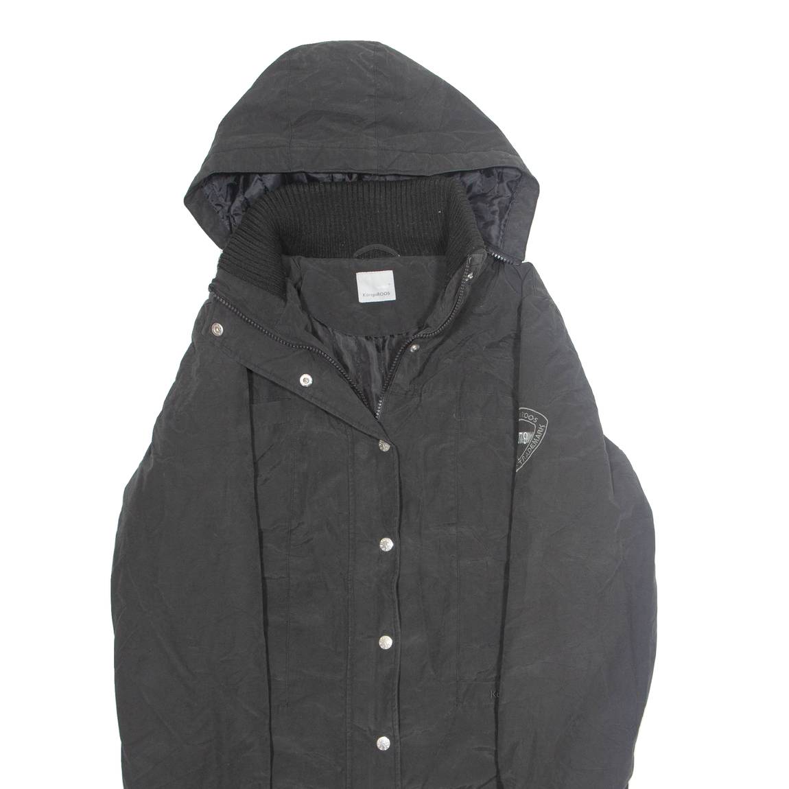 KANGAROOS Womens Jacket Black Hooded M