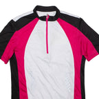 CRANE Cycling Womens Jersey White 1/4 Zip UK 10