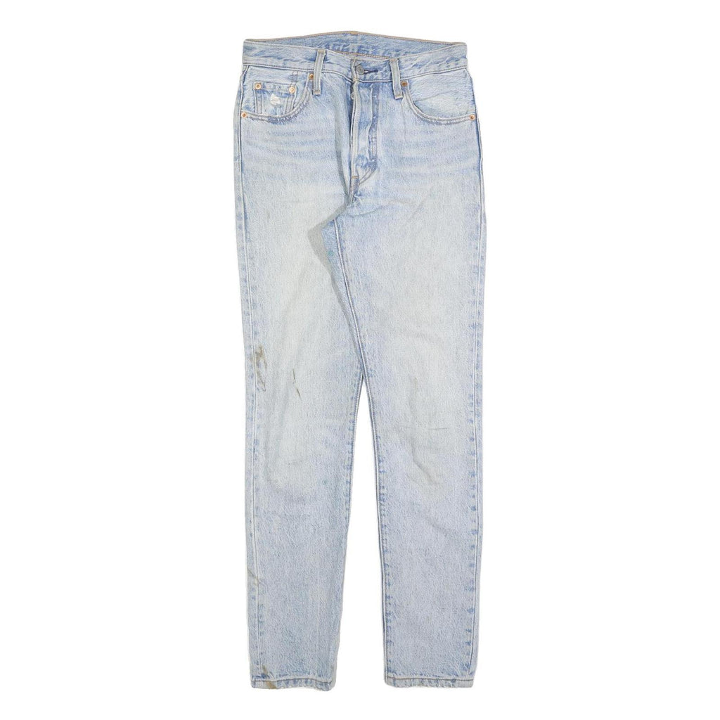 LEVI'S 501S Womens Jeans Blue Slim Skinny Denim Rinse W25 L30 Classic Fit
