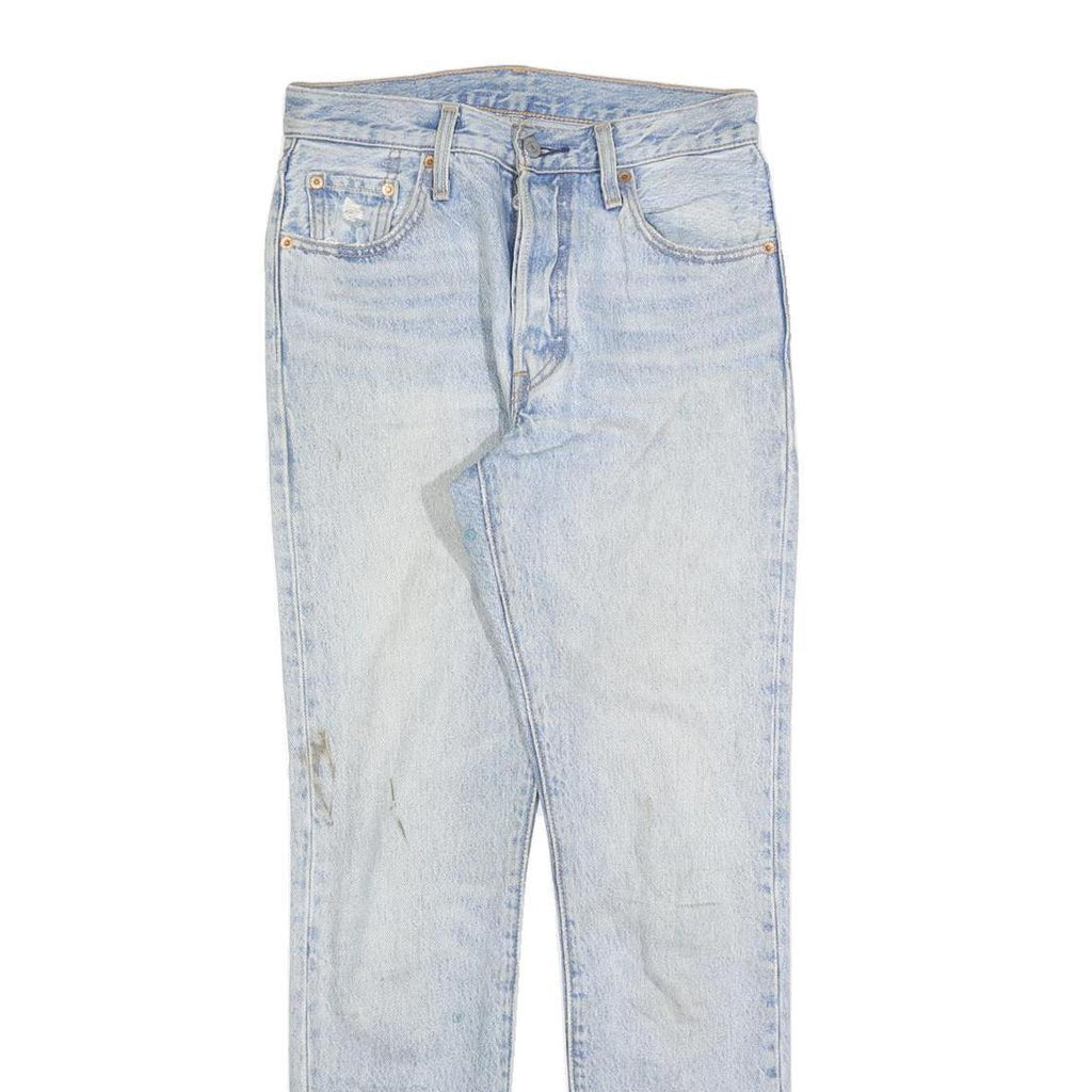 LEVI'S 501S Womens Jeans Blue Slim Skinny Denim Rinse W25 L30 Classic Fit