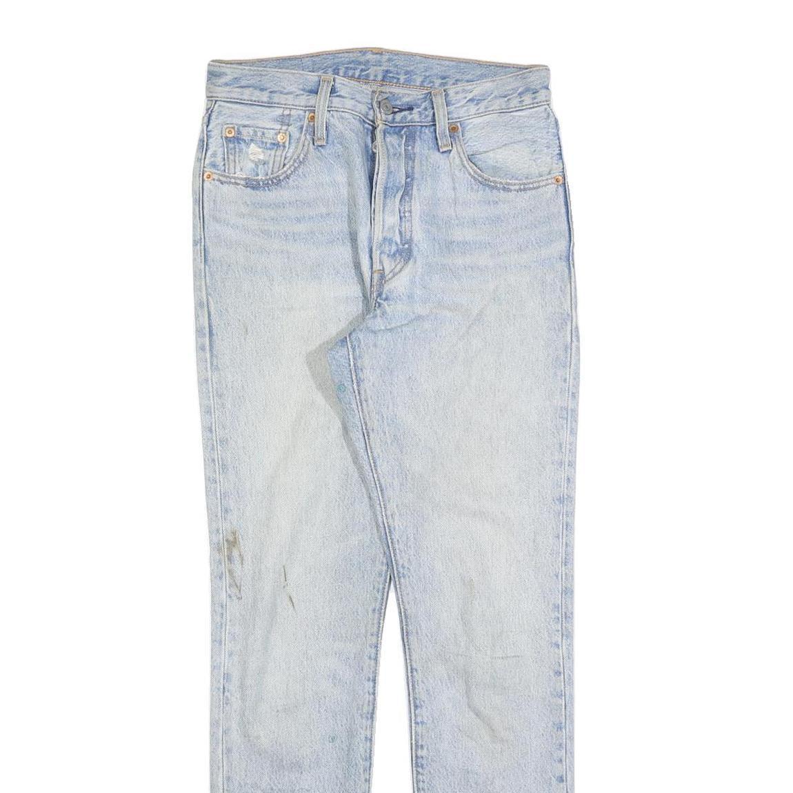 LEVI'S 501S Womens Jeans Blue Slim Skinny Denim Rinse W25 L30 Classic Fit