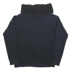 ADIDAS Mens Black Pullover S Cotton Blend Casual Hoodie ¼ Zip