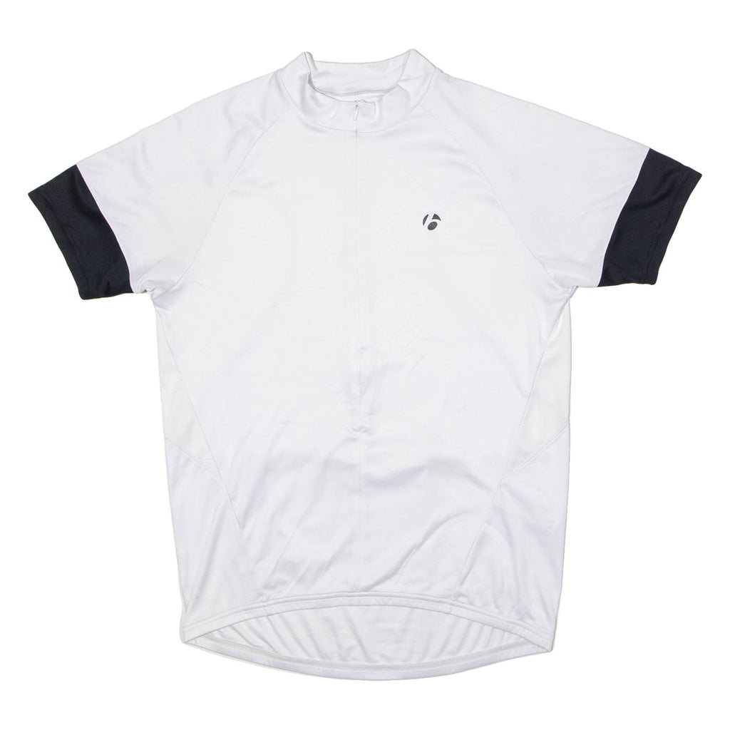 BONTRAGER Cycling Mens Jersey White 1/2 Zip L