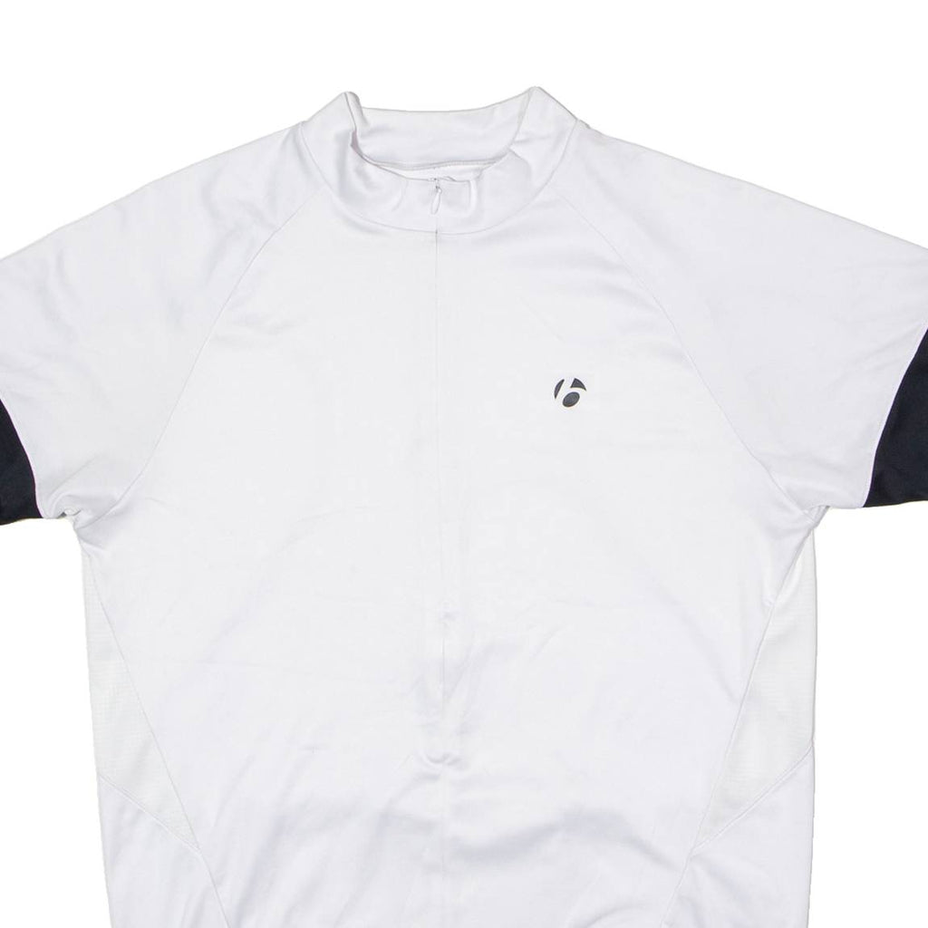 BONTRAGER Cycling Mens Jersey White 1/2 Zip L