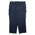 DICKIES Cargo Womens Trousers Blue Relaxed Straight W42 L30