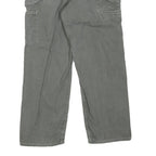 CARHARTT Mens Cotton Blend Grey Regular Straight Trousers W32 L30 Workwear