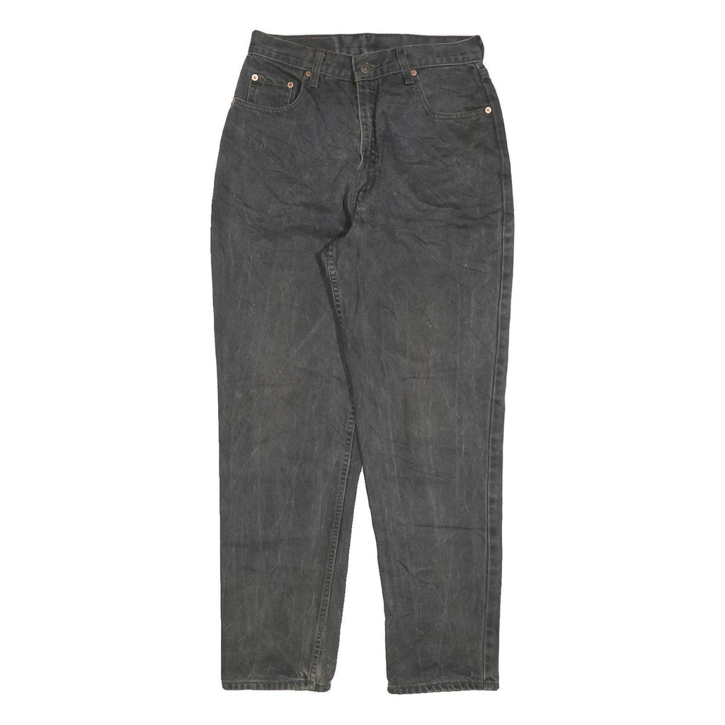 LEVI'S 881 02 Mens Jeans Black Slim Straight Denim Medium W28 L30 Vintage Style