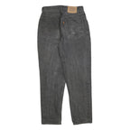 LEVI'S 881 02 Mens Jeans Black Slim Straight Denim Medium W28 L30 Vintage Style