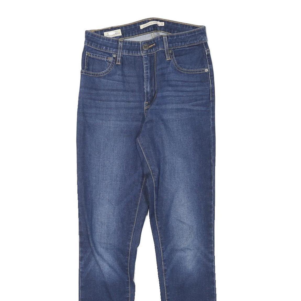 LEVI'S Womens Jeans Blue Slim Skinny Denim Medium W24 L27 Stretch Cotton