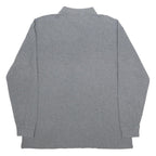 KAPPA Mens Grey Long Sleeve Plain 2XL Cotton Polo Shirt Casual Top
