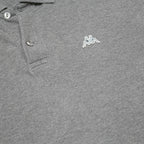 KAPPA Mens Grey Long Sleeve Plain 2XL Cotton Polo Shirt Casual Top