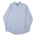 TOMMY HILFIGER Mens Plain Shirt Blue Long Sleeve XL