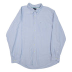 TOMMY HILFIGER Mens Plain Shirt Blue Long Sleeve XL